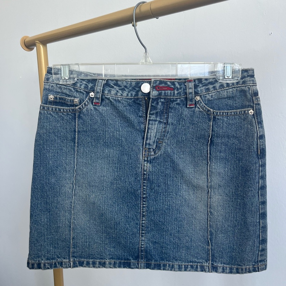 UnionBay denim mini skirt